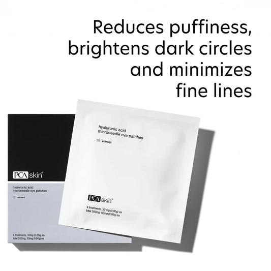 PCA SKIN - Hyaluronic Acid Microneedle Eye Patches (4 Treatments)