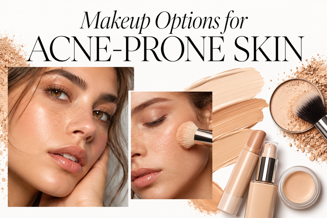 Makeup options for acne-prone skin