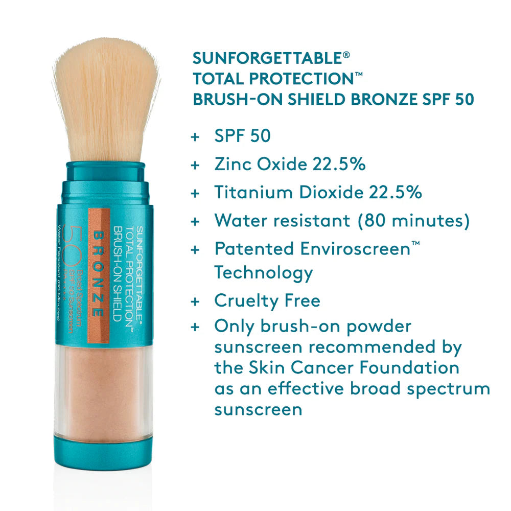 COLORESCIENCE - Sunforgettable® Total Protection® Brush-On Shield Bronze SPF 50 (0.21 oz)