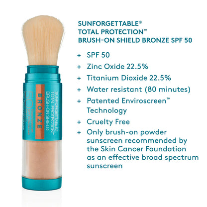 COLORESCIENCE - Sunforgettable® Total Protection® Brush-On Shield Bronze SPF 50 (0.21 oz)