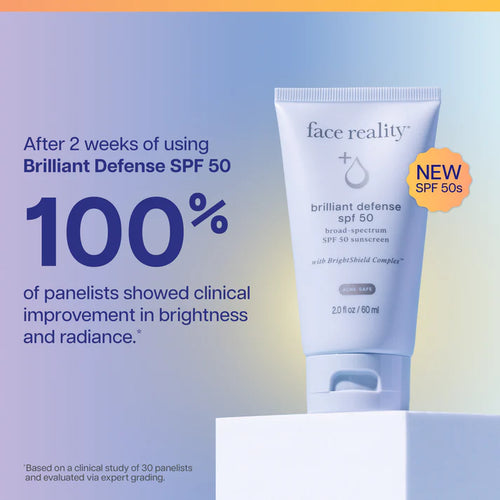 FACE REALITY - Brilliant Defense SPF 50 (2oz  - 60 ml)