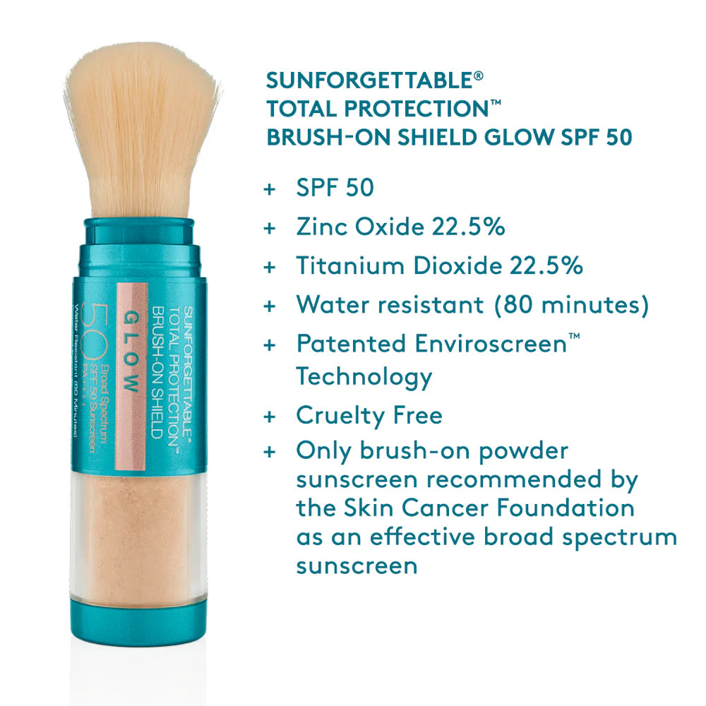 COLORESCIENCE - Sunforgettable® Total Protection® Brush-On Shield Glow SPF 50 (0.21 oz)