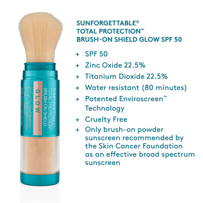COLORESCIENCE - Sunforgettable® Total Protection® Brush-On Shield Glow SPF 50 (0.21 oz)
