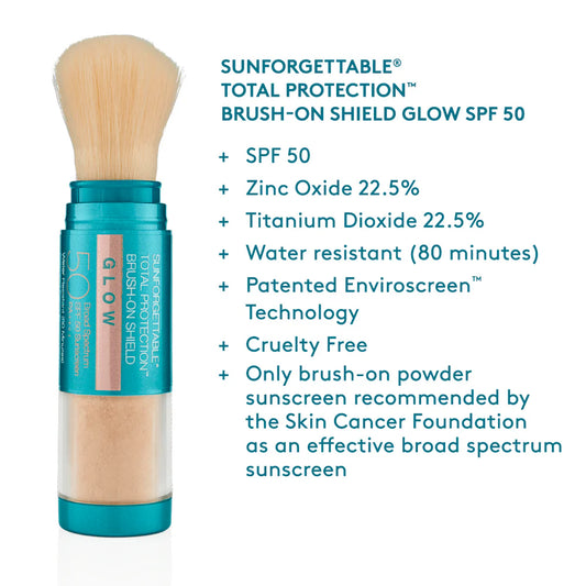 COLORESCIENCE - Sunforgettable® Total Protection® Brush-On Shield Glow SPF 50 (0.21 oz)