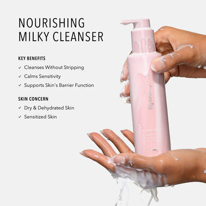 HydroPeptide®  Cashmere Cleanse - Facial Rose Milk (6.76 oz) - Available in Deluxe Travel Size