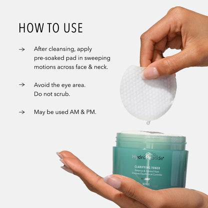 HydroPeptide - Clarifying Toner Pads (60 pads)