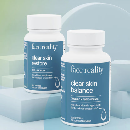 FACE REALITY - Clear Skin Supplement Duo