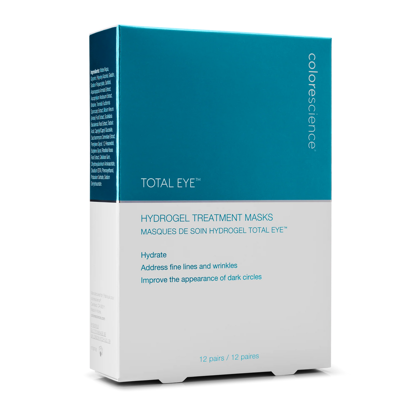 COLORESCIENCE - Total Eye® Hydrogel Treatment Masks (12 Pairs)