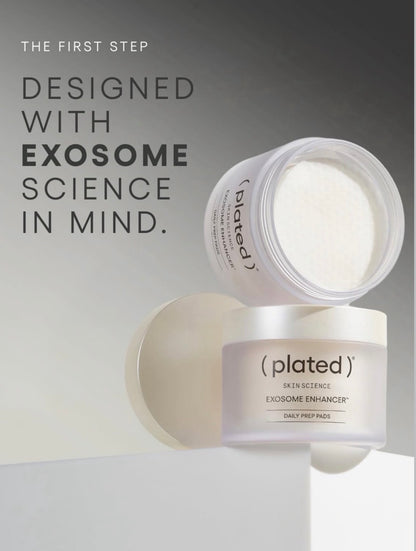 PLATED - Exosome Enhancer™ Daily Prep Pads (50 Pre-Saturated Cotton Pads)