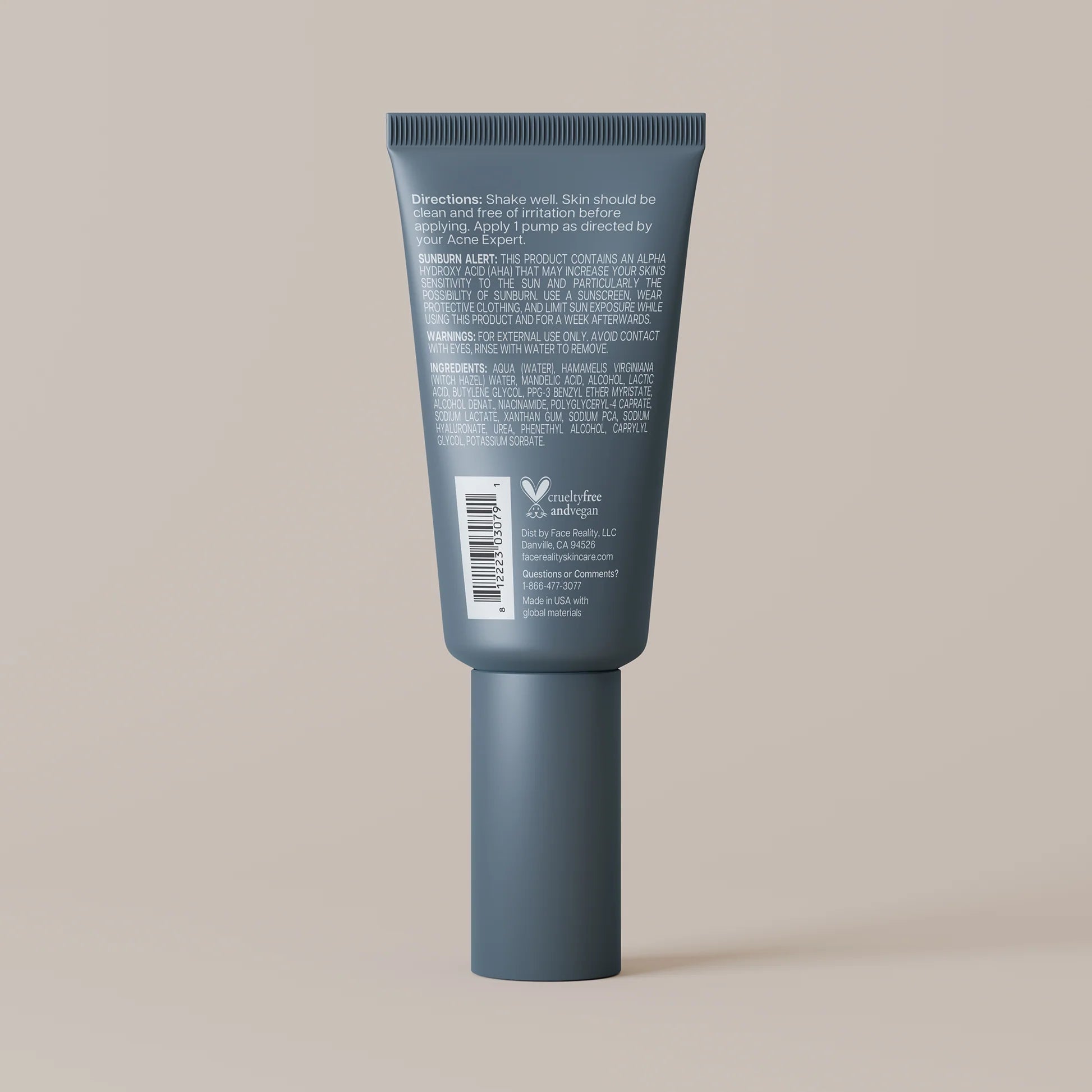 FACE REALITY - 5% L-Mandelic Serum (1 oz - 30 ml)