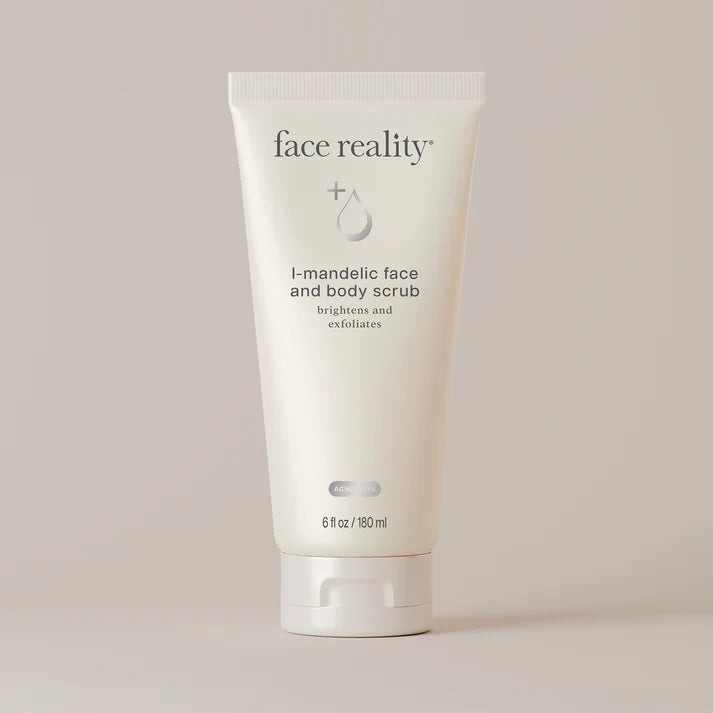 FACE REALITY - L-Mandelic Face and Body Scrub (6 oz - 180 ml)