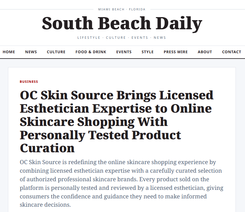 South Beach Daily