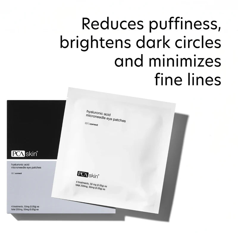 PCA SKIN - Hyaluronic Acid Microneedle Eye Patches (4 Treatments)