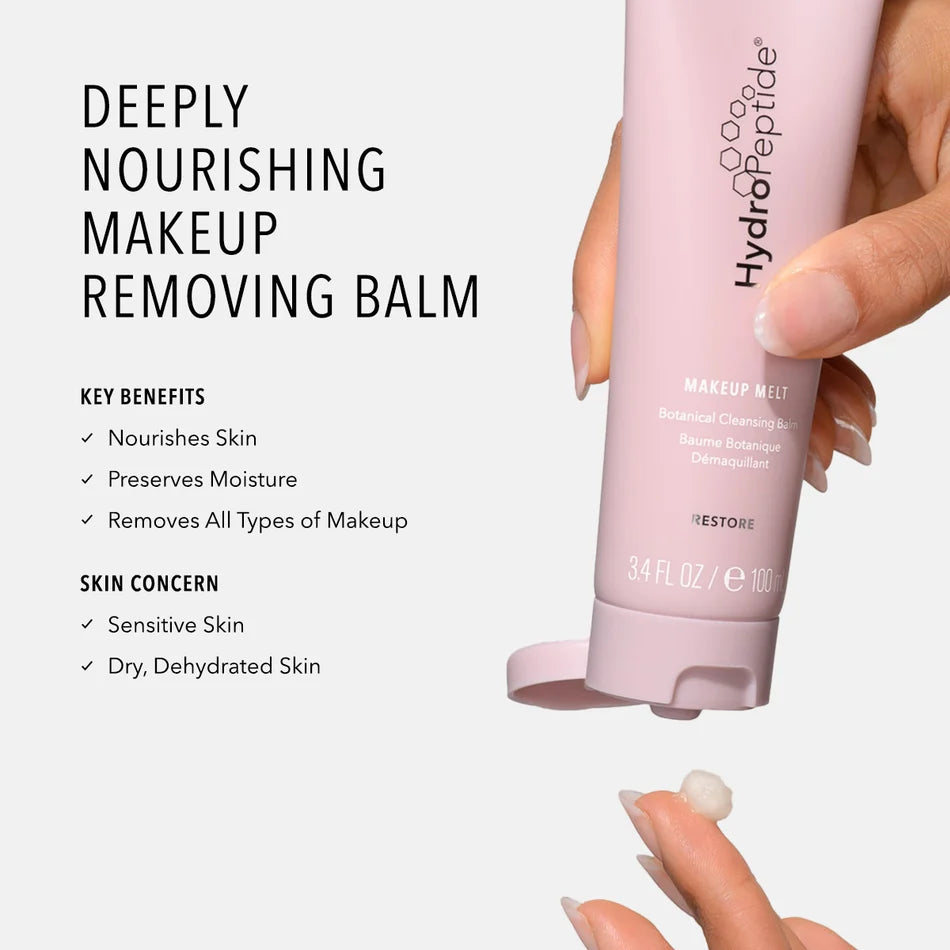 HydroPeptide® Makeup Melt Botanical Cleansing Balm (3.4 OZ) - Available in Deluxe Travel Size