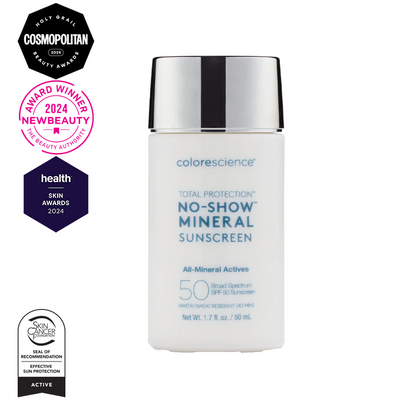 COLORESCIENCE - Total Protection® No-Show™ Mineral Sunscreen SPF 50 (1.7 oz)