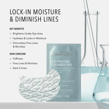 HydroPeptide® PolyPeptide Collagel+ Eye Mask (8 Treatments)