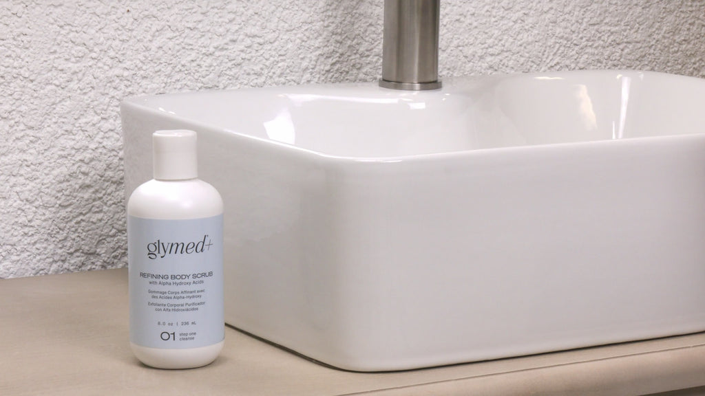 GLYMED PLUS - Refining Body Scrub with Alpha Hydroxy Acids (8 oz - 236 ml)