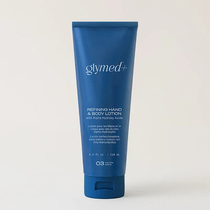 GLYMED PLUS - Refining Hand & Body Lotion with Alpha Hydroxy Acids (4 oz - 118 ml)
