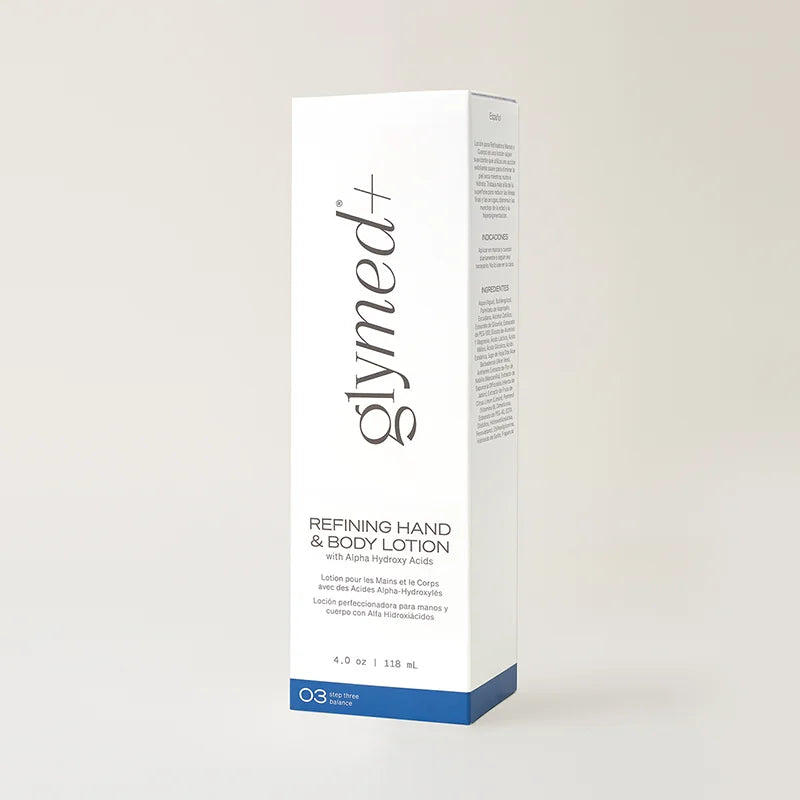 GLYMED PLUS - Refining Hand & Body Lotion with Alpha Hydroxy Acids (4 oz - 118 ml)