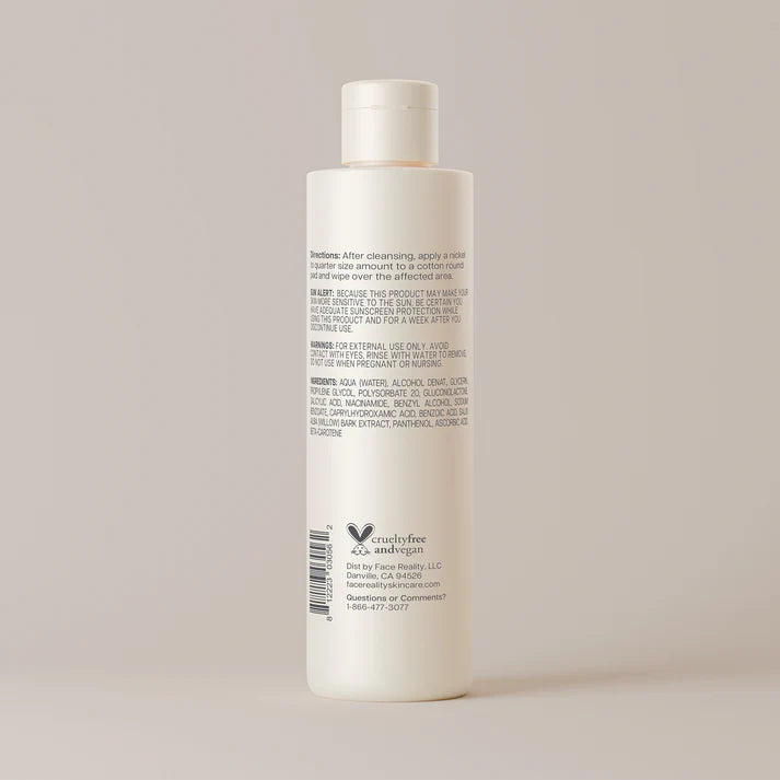 FACE REALITY - Sal-C Toner (6 oz  - 180 ml)