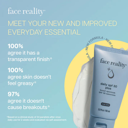 FACE REALITY - Daily SPF 30 Plus (2 oz - 60 ml)