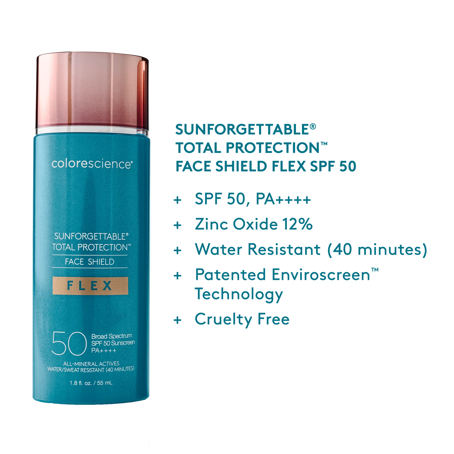 COLORESCIENCE - Sunforgettable® Total Protection® Face Shield Flex SPF 50 (1.8 OZ)