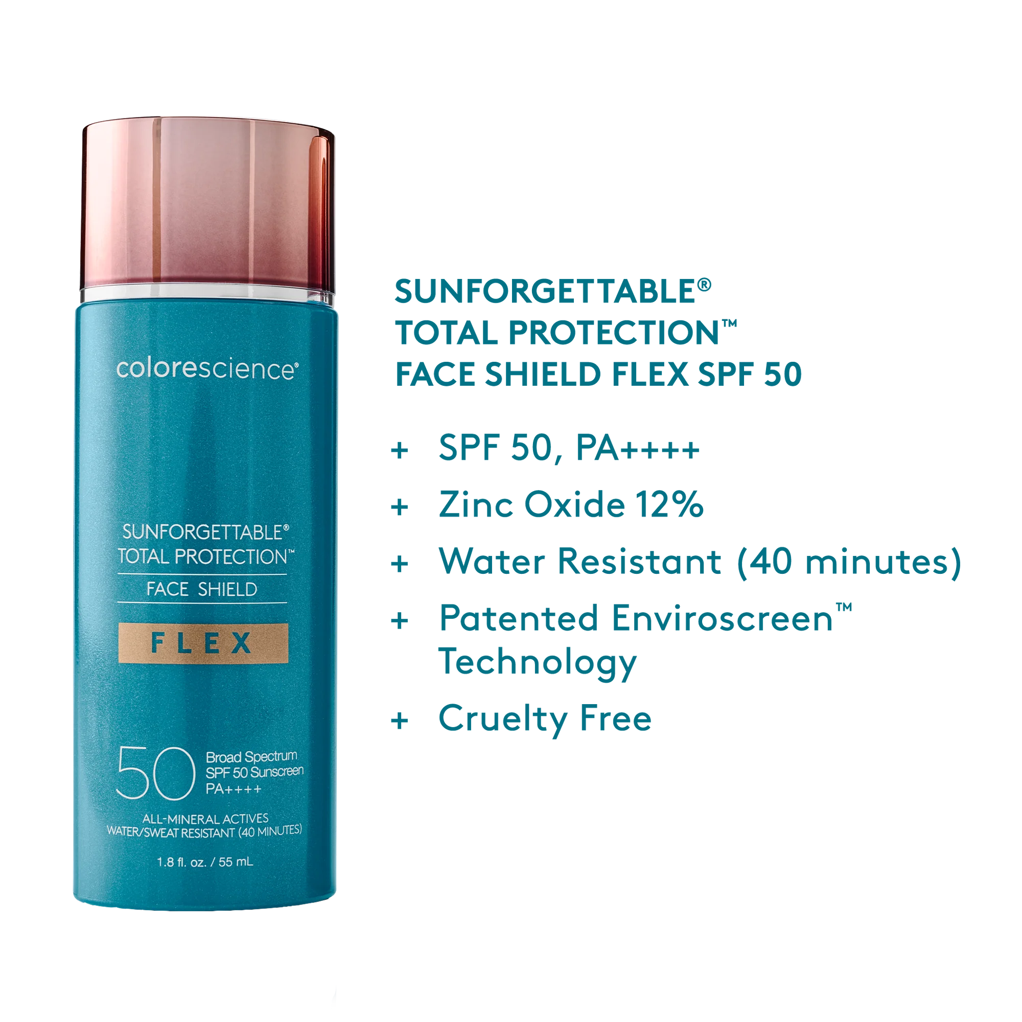 COLORESCIENCE - Sunforgettable® Total Protection® Face Shield Flex SPF 50 (1.8 OZ)