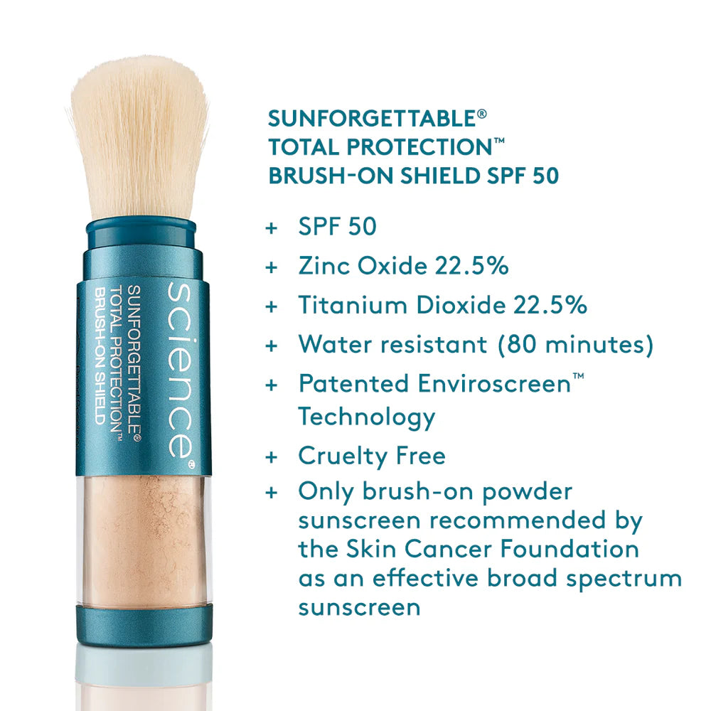 COLORESCIENCE - Sunforgettable® Total Protection® Brush-On Shield SPF 50 (0.21 oz)